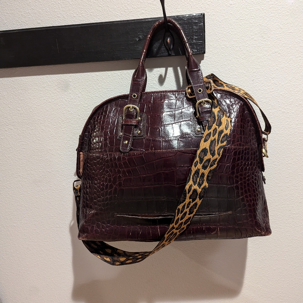 Croc laptop bag